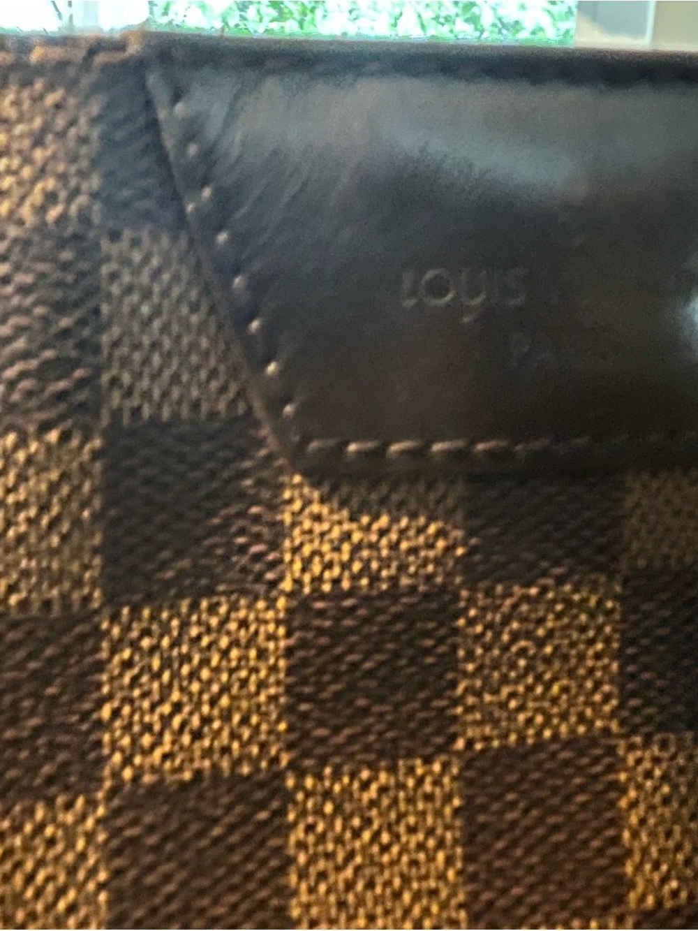 AUTHENTIC LOUIS VUITTON CABAS RIVINGTON TOTE BAG PURSE DAMIER CA 0141 W/WALLETS - Picture 12 of 16